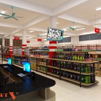 Thiết Kế Siêu Thị Tại Lào Cai  Cho Chủ Đầu Tư Chị Quỳnh Như 